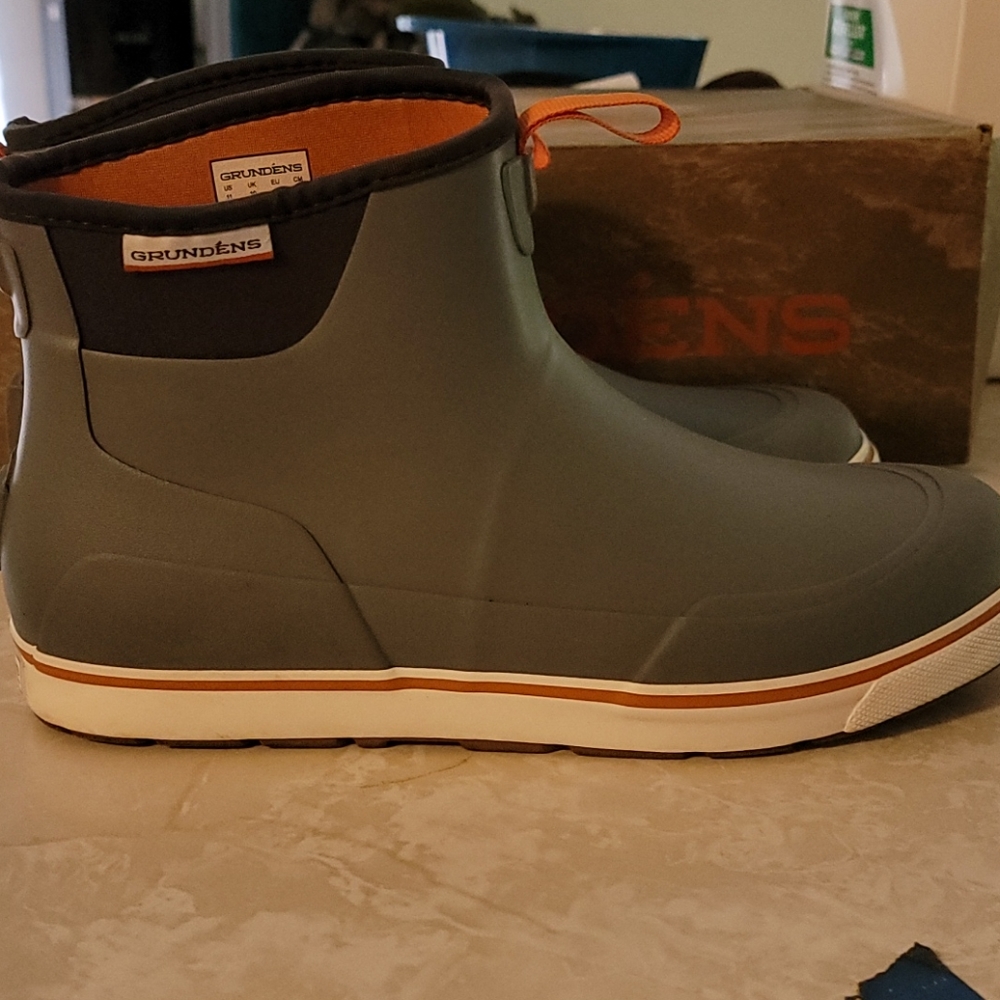 Grey Grundens Ankle Boots size 11 mens or 12 women